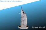 crystal building/glass model/crystal building model/crystal building craft/glass