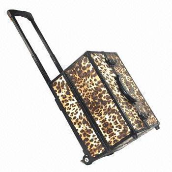 Durable Professional Makeup Artist Trolley Case For Cosmetics / Watches / Tools