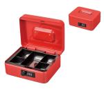 Colored Metal Cash Box Coin Storage Safe Security Box Holder Suitcase With