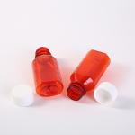 2oz 4oz 8oz 12oz16oz Oval Bottle PET Amber Container Cough Syrup Bottle Medicine