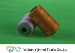 Z Twist / S Twist Polyester Sewing Thread , Customized Color Ne 20s to Ne 60s