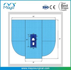 China AAMI LEVEL 3 Surgical Laparosopy / Pelviscopy Drape Sterile factory