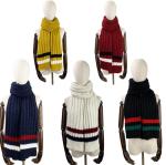 Soft Material Winter Knitted Scarf Acrylic / Wool Material Warm For Men / Women
