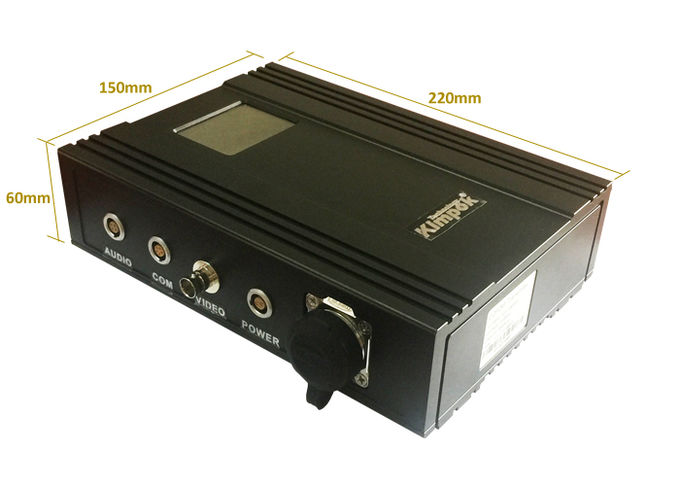 Long Range COFDM HD Transmitter 2-5W Adjustable Vehicle Wireless Video Sennder AES Encryption