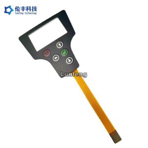 China 0.15mm PET F150 Customized FPC Membrane Switch With 1.0mm Zif End factory