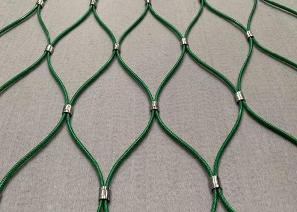 Aperture 20mm-300mm Metal Rope Mesh High Durability With Excellent Corrosion