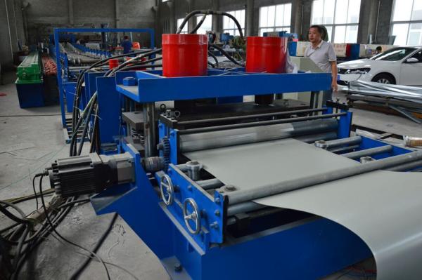 European Standard Aluminum Cable Tray Roll Forming Machine 1.5 Inches Chain