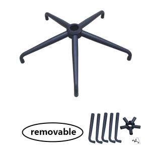 China Lightweight and Easy to assemble Office Chair Base Replacement 1.2mm Thick 35mm Round Tube 2.6kg Weight factory