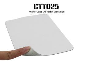 China Non Toxic White Color Sheep Practice Tattoo Skin For Eyebrow / Makeup factory