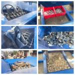 300-22000Kg/H Scrap Metal Crusher Machine Car Radiator Metal Shredder Machine