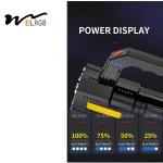 1500mah Rechargeable Waterproof Torch Outdoor Working Light 6000K