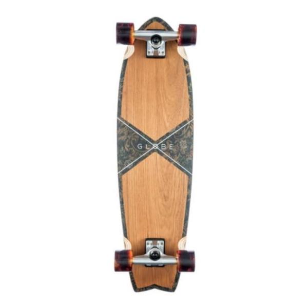 YOBANG OEM Globe Chromantic Teak / Floral Couch Cruiser Complete Skateboard - 9