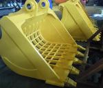 Durable Excavator Skeleton Bucket , 12-20ton Backhoe Attachments