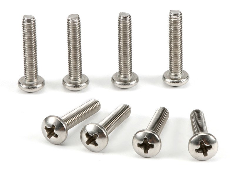 Stainless Steel Pan Head Phillips Screws DIN7985 Stainless Steel Cross Recessed Pan Head Screws