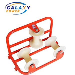 China 200mm Cable Diameter Load 10KN Ground Cable Pulley Roller factory