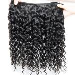 Water Wave 100 Virgian Brazilian Hair Extensions 3 Bundles Natural Color