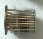 Finishing Passivation Copper Pipe Aluminum Fin Heat Sink / Thin Heatpipe