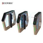 900mm Width SUS304 Brushed Pedestrian Turnstile Gate 50W