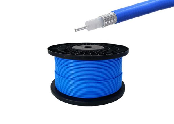 One Core 0.1KG/M RF Jumper Cable / High Temperature Resistant RG402 Coaxial