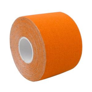 China Classic Kinesiology Tape 5cm x 5m Orange color CE Certificated Custom Logo Printed factory