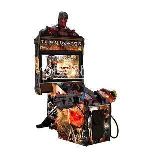 Arcade coin operated 42 Inch Gun shooting simulator Terminator video game