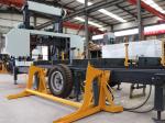 Horizontal wood cutting band saw portable sawmill for sale /diesel engine