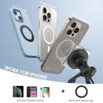 Iphone Charger Stand Metal Material 9-Color RGB Light Effect Wireless Car