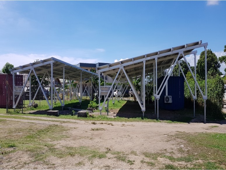 60m/S 1.5KN/M2 Solar Panel Carport Landscape Photovoltaic System
