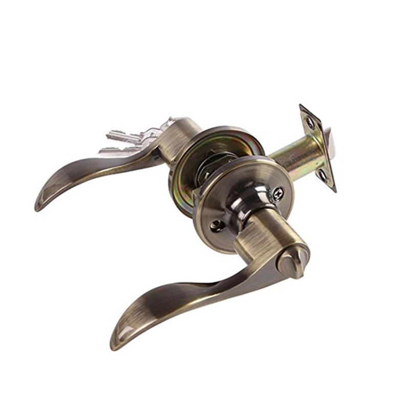 Antique Bronze Zinc Alloy Tubular Handle Lever Lock