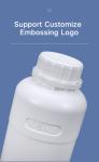 HDPE Plastic Fluoride Transparent Reagent Bottle 1000ml 1L For Chemical