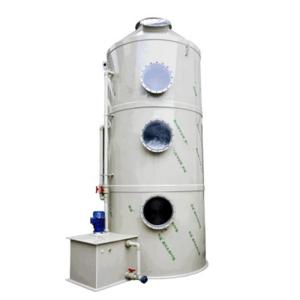 China Building Material Shops 40mm Pump Out Fiberglass Desulfurization Tower Dust Collector factory