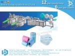 Nonwoven 3-layers medical mask making machine, 2-layers mask production line