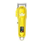 Stainless Blade Cordless Hair Trimmer Led Display All Metal Usb Rechargeable