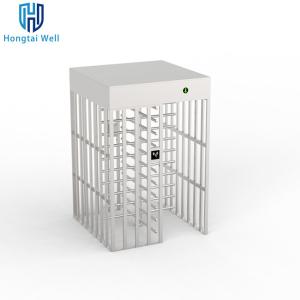 China Full Height Construction Site Turnstiles Bidirectional RFID Card Rotating Entrance Gate factory
