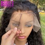 Wholesale High Quality Water Wave Human Hair Lace Frontal Wigs For Black Women