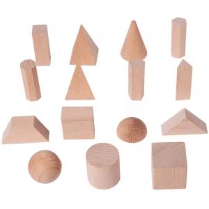 China Wood Geometric Solids, Kids Wooden Shapes, Montessori Toys factory