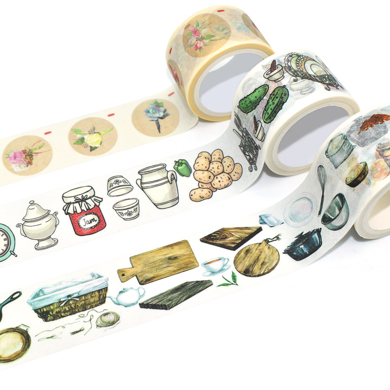 Japanese Washi Masking Tape Custom Printed Washi Tapes Dispenser With Your Own Designs