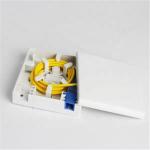 FTTH mini ODF 4 Port Fiber Faceplate
