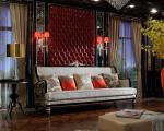 French Neoclassical High-grade Fabric Sofa Sset Villa Luxury Villa Living Room