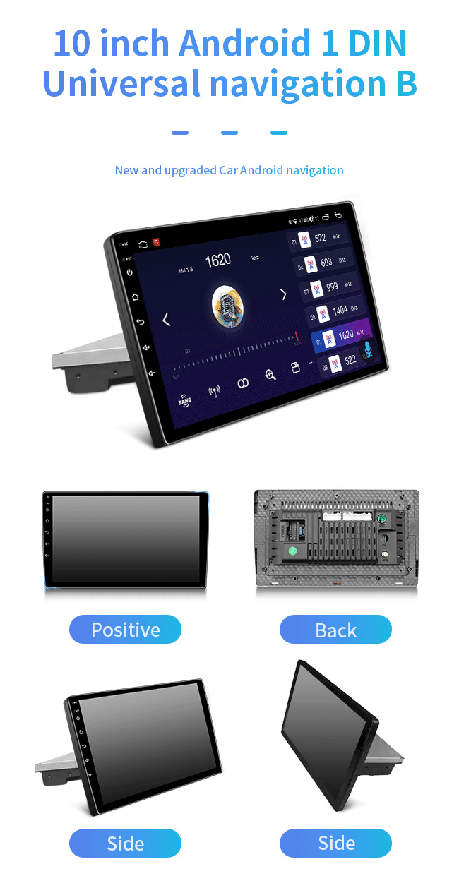 8 Core 10inch Car Universal GPS Navigation 2.4G WIFI No Color Change