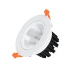 220V Aluminum Spot Light Warm White Recessed Ceiling Downlight