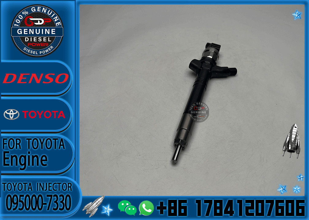Injector Nozzle 095000-7330 0950007330 Automobile Engine Parts 23670-09190 23670-09230 For Toyota RAV4 2.0 D 1AD/2AD-FTV