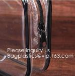 5 Pack Clear PVC Zippered Toiletry Carry Pouch Portable Cosmetic Makeup Bag for