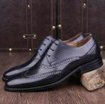 Durable Fashion Mens Slip On Leather Sneakers Spring / Summer Flat Casual Shoes