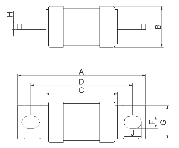 DC750V Electric Vehicle Fuse High Rupturing Capacity Fuse UL Certified EV Fuse Made In China