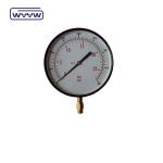 6" Black Steel Calibrated Pressure Gauge Manometer 1 Year Warranty