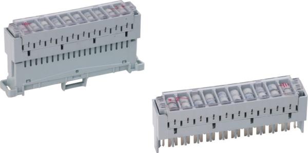 Environmental Protection Krone Module 10 Pair 3 Pole Arrester Magazine