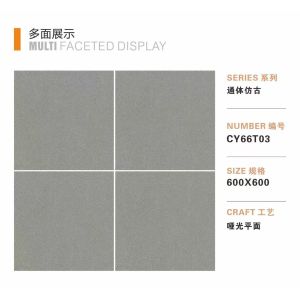 High Quality Cement Concrete Look Anti Slip Rustic Matt Ceramic Tile Porcelain