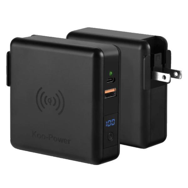 Travel Fast USB Type C Port Wireless Charger Power Bank 8000mah