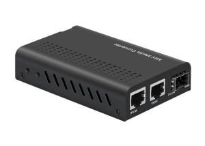 China 2 Ports RJ45 Optical Media Converter Device 10 / 100 / 1000 Base-TX To 1000 Base-FX factory